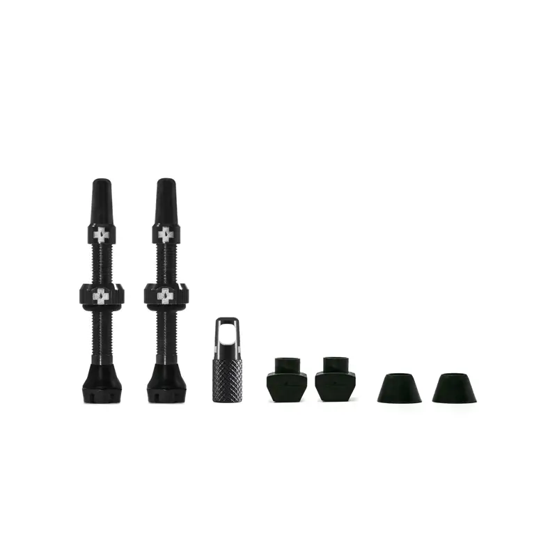 Balfes Bikes Muc-Off Tubeless Valves in Black | Free postage over £30, £10 off first order, price match & 0% finance.